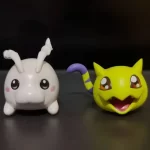 Digimon2 Adventure  Set 9 Unids Gabumon, Pyocomon, Koromon - Imagen 2