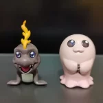 Digimon2 Adventure  Set 9 Unids Gabumon, Pyocomon, Koromon - Imagen 4