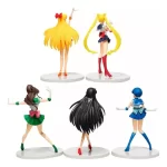 Figura Coleccionable Sailor Moon 15 cm, Set de 5 - Imagen 2